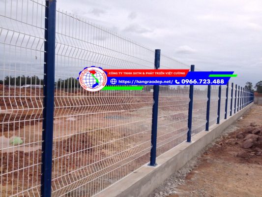 Mẫu hàng rào lưới thép giá rẻ 2026