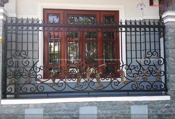 Mẫu hàng rào sắt nghệ thuật