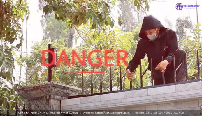 Hàng rào thông minh tích hợp báo động và cảm biến