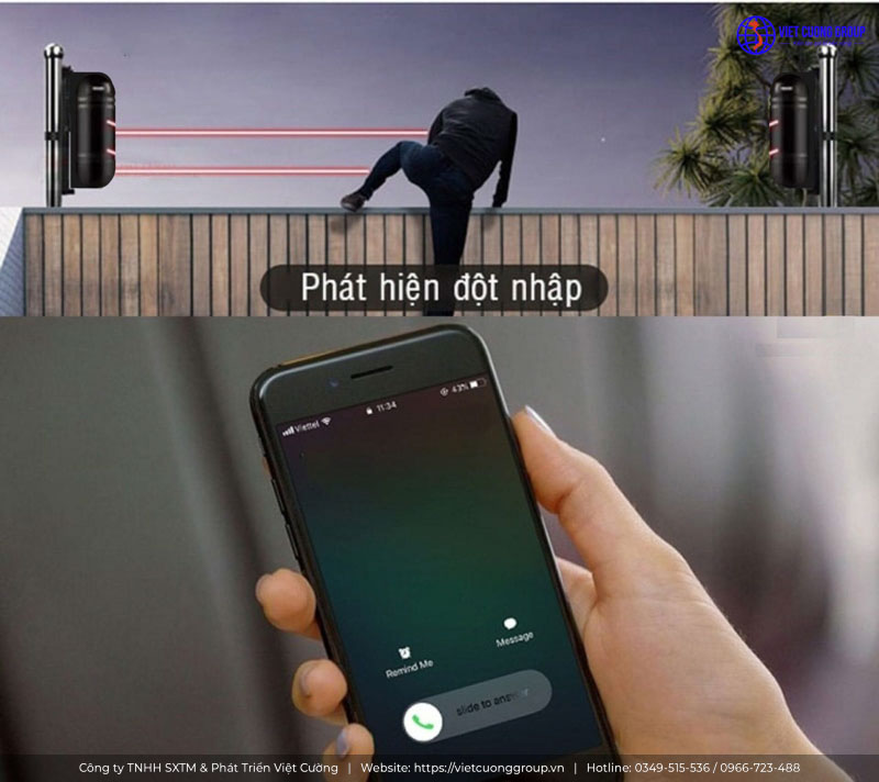 Phát cảnh báo khi có sự xâm nhập trái phép