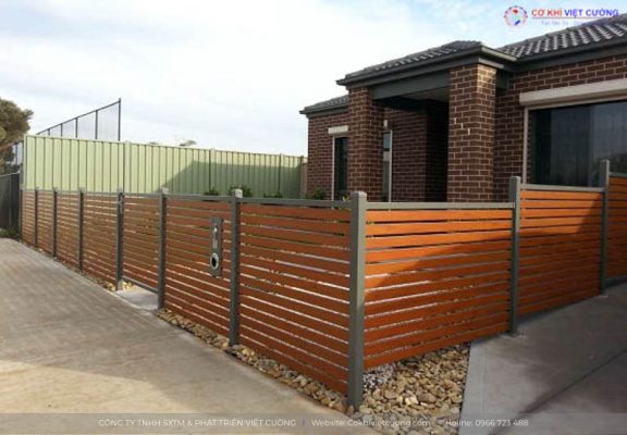 Xu hướng hàng rào composite thay thế sắt, thép