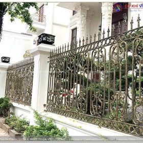 Mẫu hàng rào sắt nghệ thuật đẹp