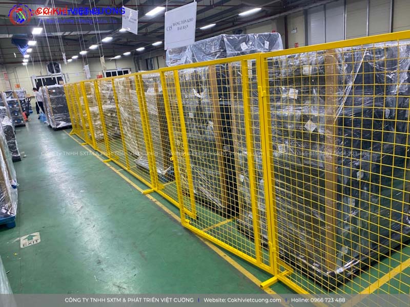 Hàng rào lưới thép thi công tại Yên Phong - Bắc Ninh