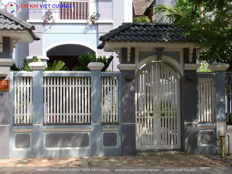 Mẫu hàng rào sắt nhà phố đẹp